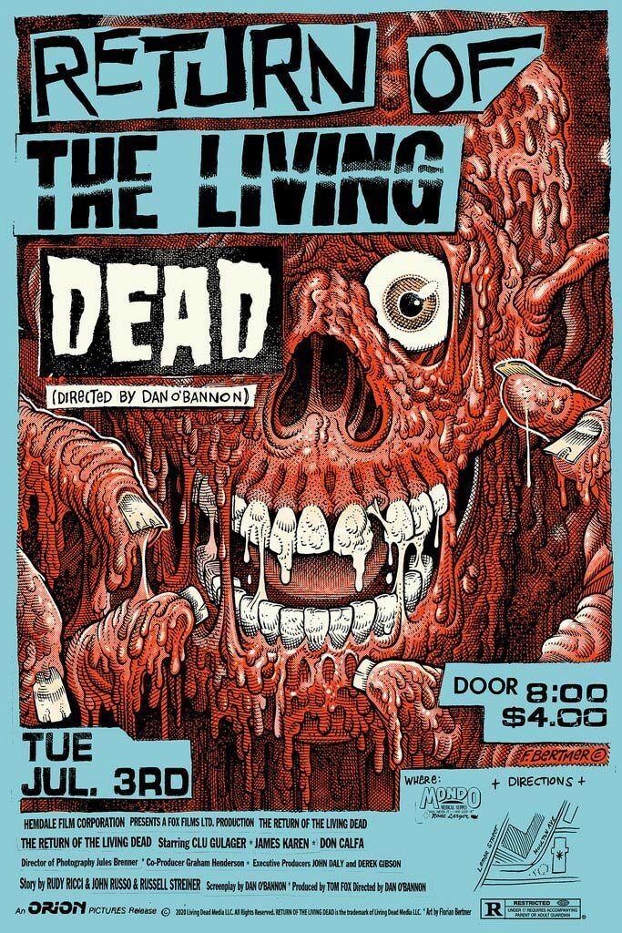 Return of the Living Dead - Nothing Left Inside Variant by Florian Bertmer