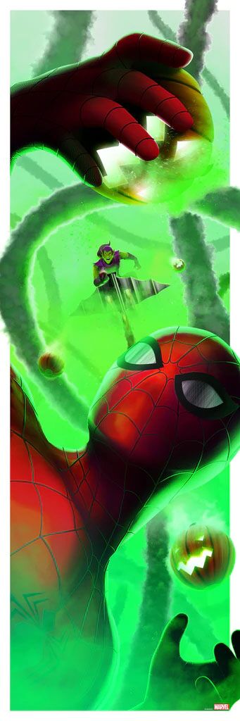 Spider-Man Vs. Green Goblin by Ben Harman