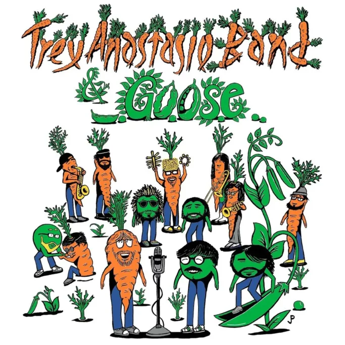 Peas & Carrotatures - (Trey Anastasio x Goose) by Jim Pollock