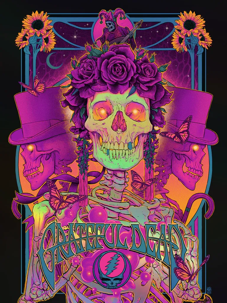 Grateful Dead - Foil Variant by Vance Kelly