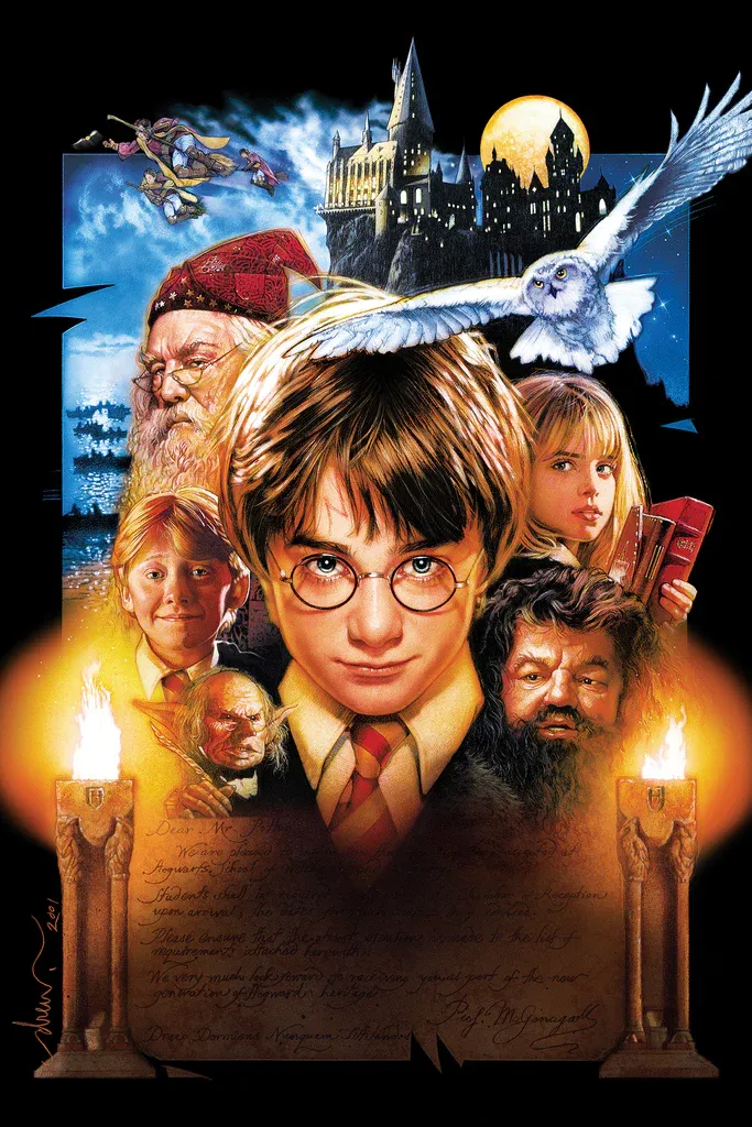Harry Potter and the Sorcerer's Stone - Art Print by Drew Struzan