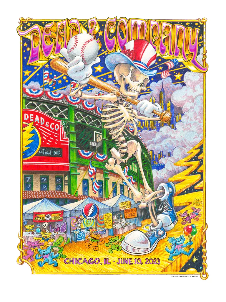Dead & Company - Wrigley Field - Night #2 by AJ Masthay