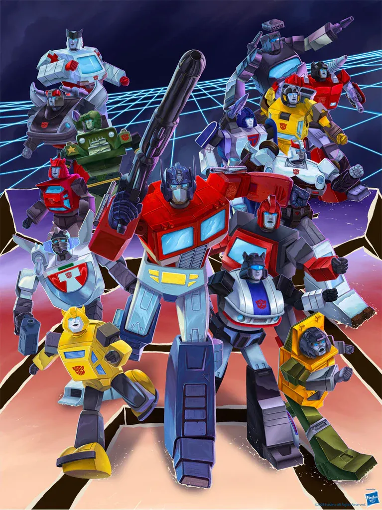 Transformers Autobots - Cartoon Variant by Rich Pellegrino