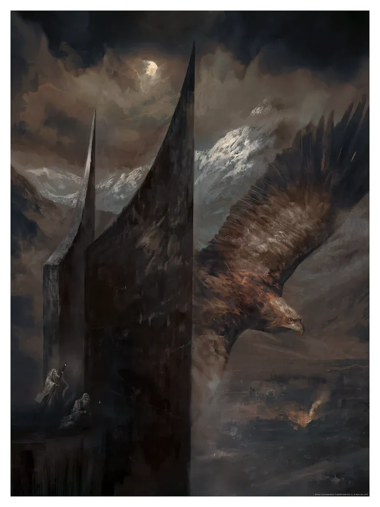 Flight from Orthanc by Karl Fitzgerald