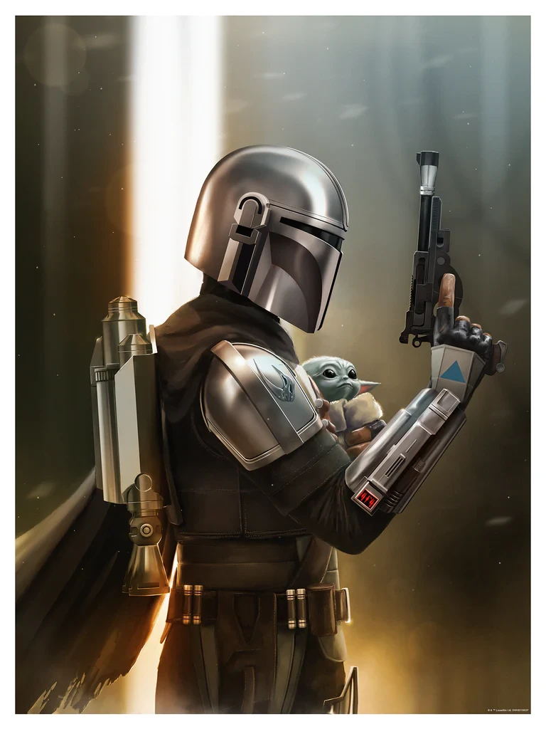 Mando & Grogu by Andy Fairhurst