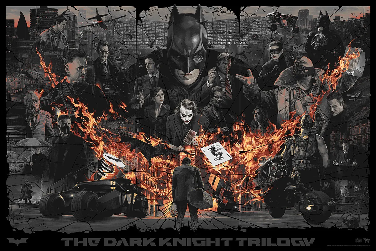The Dark Knight Trilogy - Darkest Night by Gabz