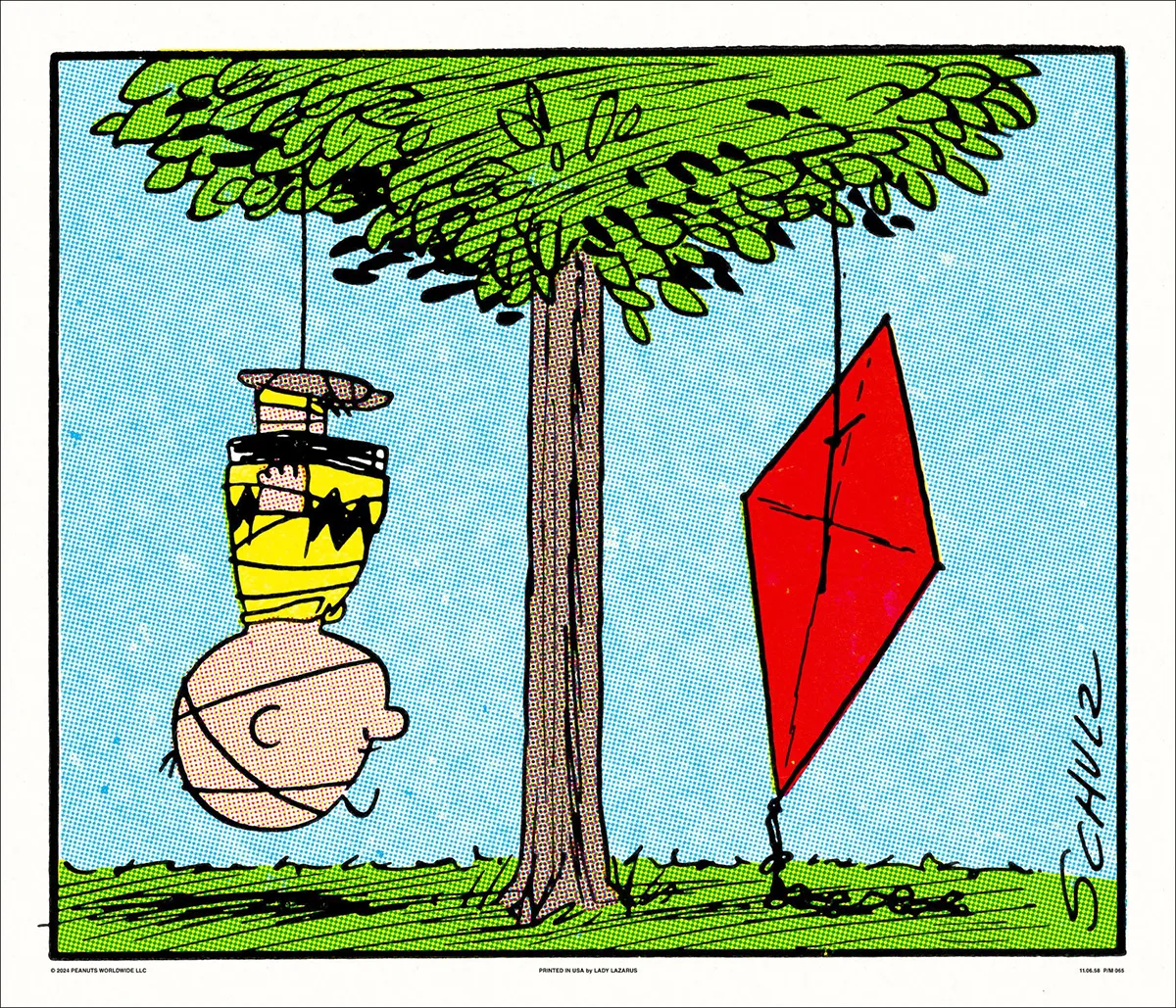 Peanuts - Kite by Charles Schulz