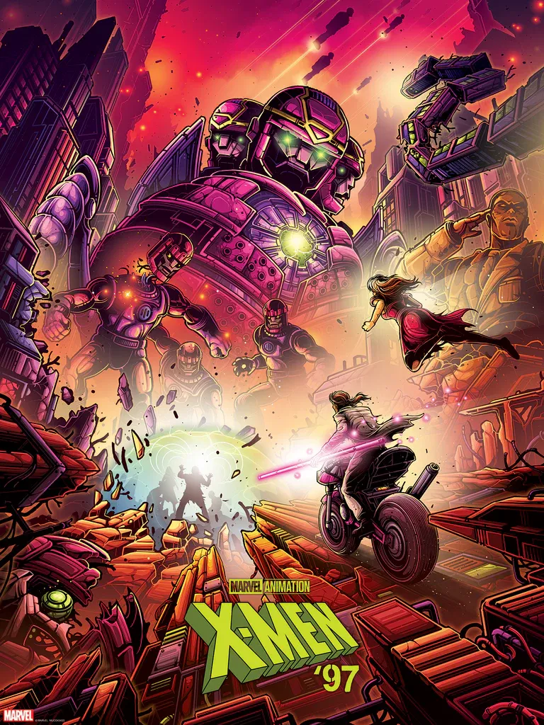 Mutants Against the Machines by Dan Mumford