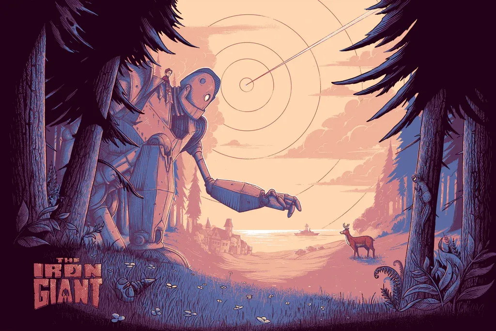 The Iron Giant - Variant by Alex Hovey
