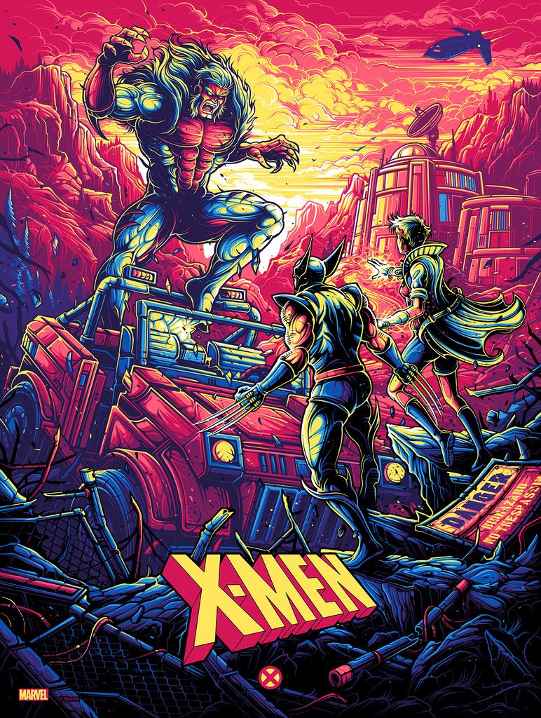 X-Men vs. Sabretooth by Dan Mumford