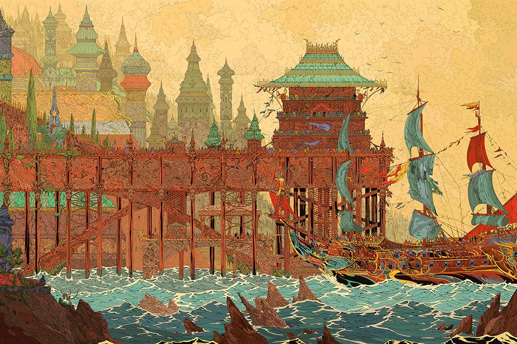 Palace Life - The Windy Pier by Kilian Eng Palace Life - The Windy Pier by Kilian Eng