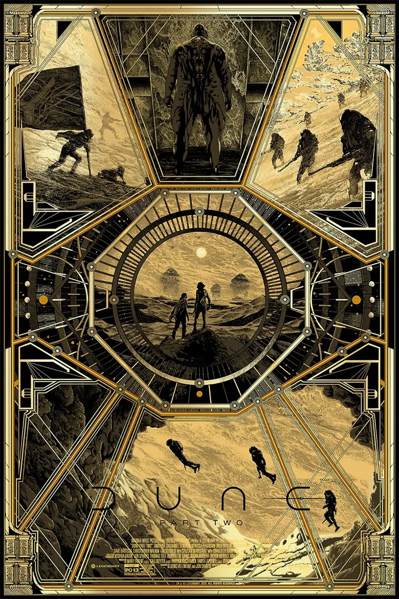 Dune: Part Two ゴールドフォイルポスター 完売SDCC限定 Dune: Part Two ゴールドフォイルポスター 完売SDCC限定 This