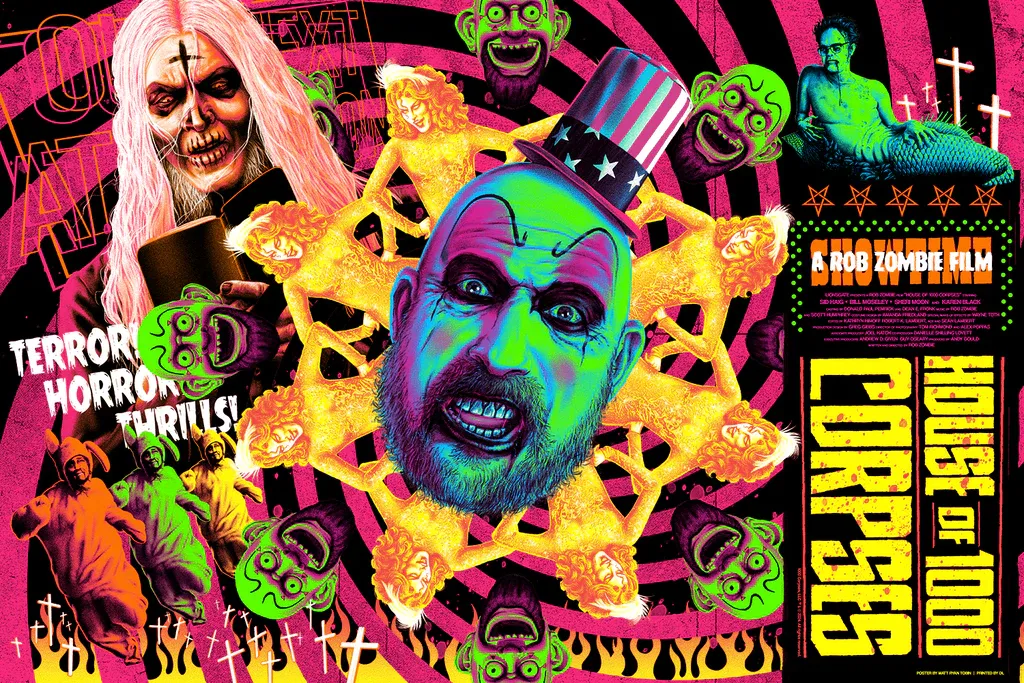 House of 1000 Corpses - Blacklight Reactive by Matt Ryan Tobin