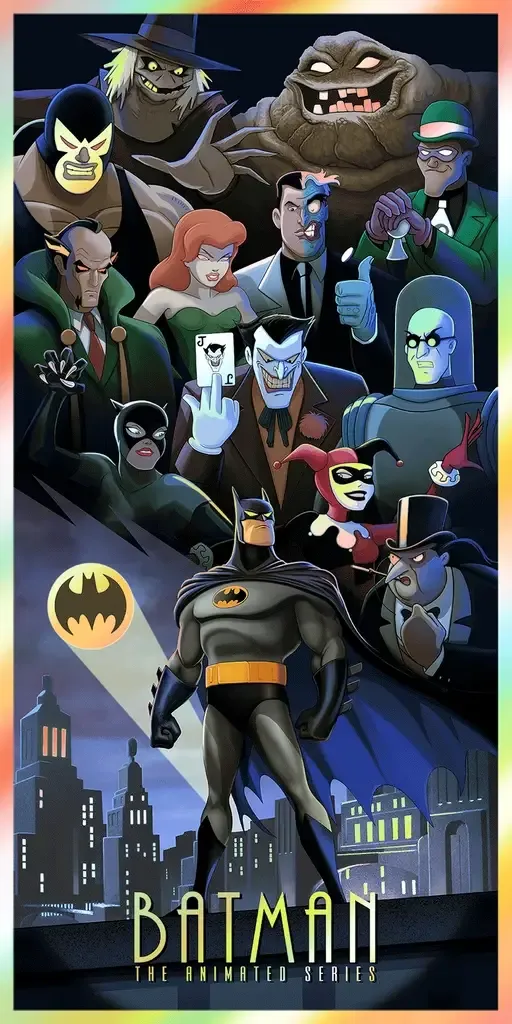 Batman: The Animated Series - Rainbow Foil Variant by Pablo Olivera